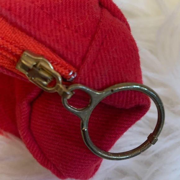 Danny First Red Cosmetic Case/Pouch •good used - Picture 3 of 4